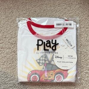 Little Sleepies Disney Play Collection Tee - Red, White, Yellow